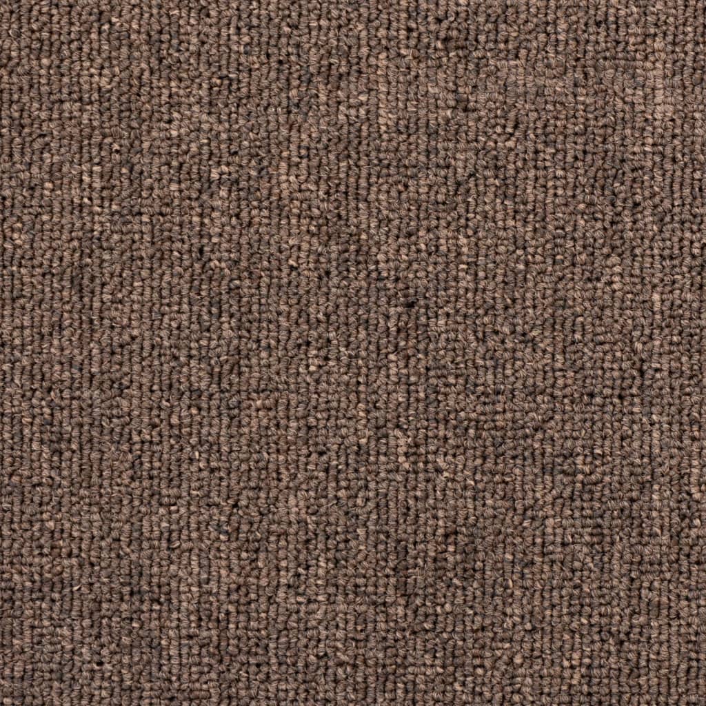 Tappetini per scale 15 pz 65x24x4 cm Marrone caffè Semicircolari Grandi