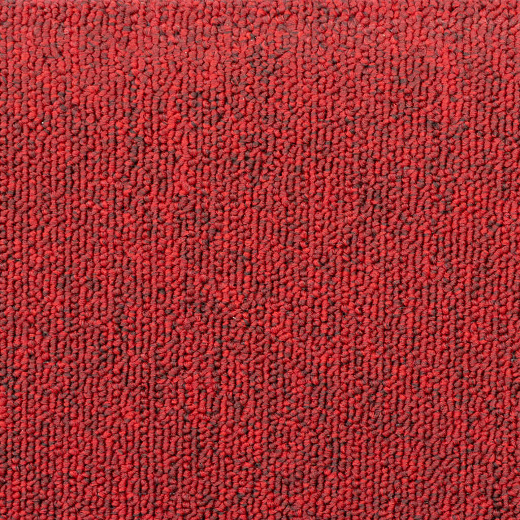 Tappetini per scale 15 pz 65x24x4 cm Rossi Semicircolari Grandi