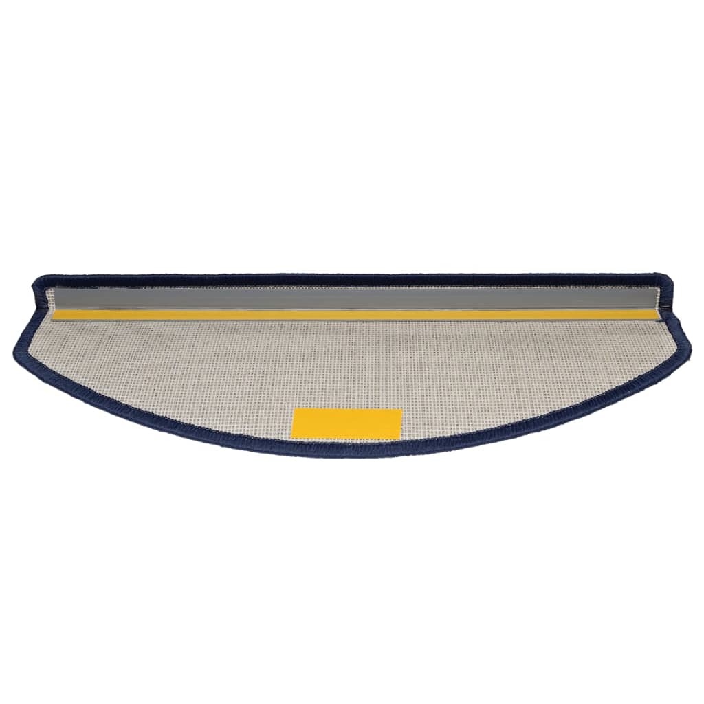 Tappetini per scale 15 pz 65 x 24 x 4 cm Non-Slip Blu