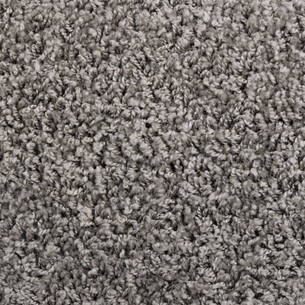 Tappetini per scale 15 pz 65x21x4 cm Grigio Semicircolari Grandi