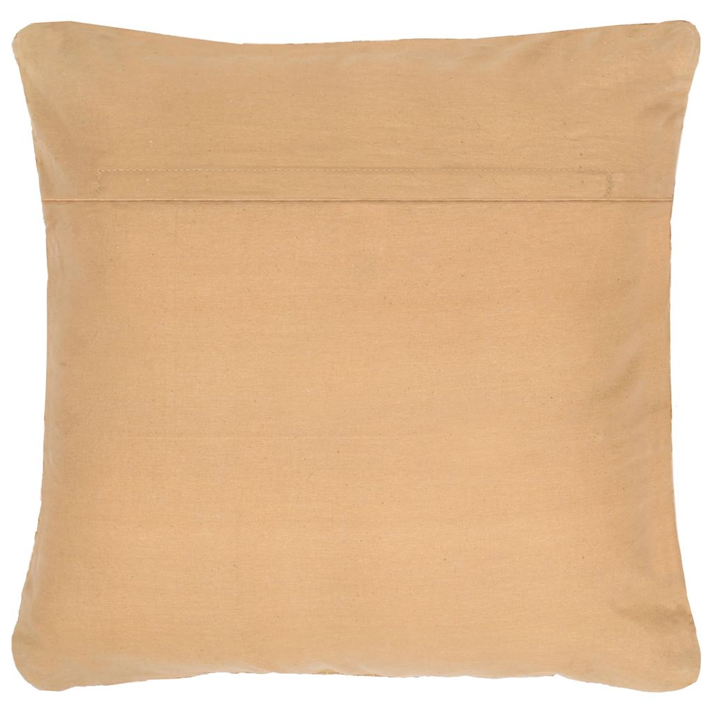 Cuscini 2 pz Chindi Tanno 45x45 cm in Pelle e Cotone