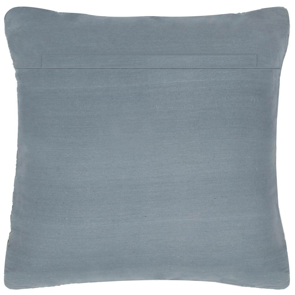 Cuscini 2 pz Chindi Grigi 45x45 cm in Pelle e Cotone