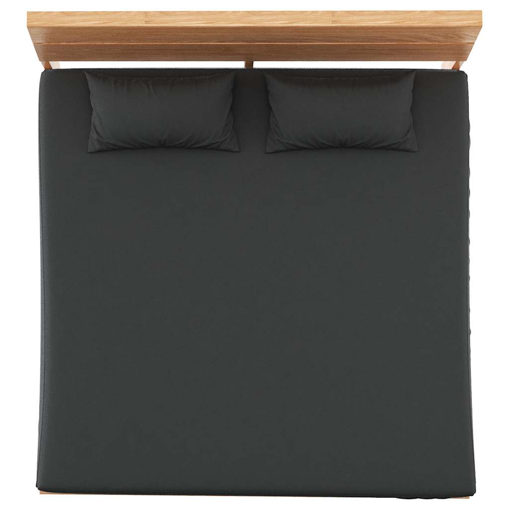Lenzuola 2 pz in Pile di Poliestere 200x200 cm Nere