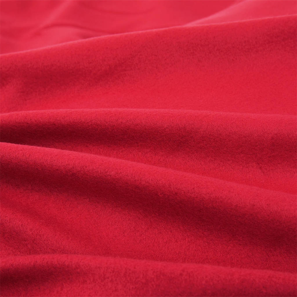 Lenzuola 2 pz in Pile di Poliestere 150x200 cm Bordeaux