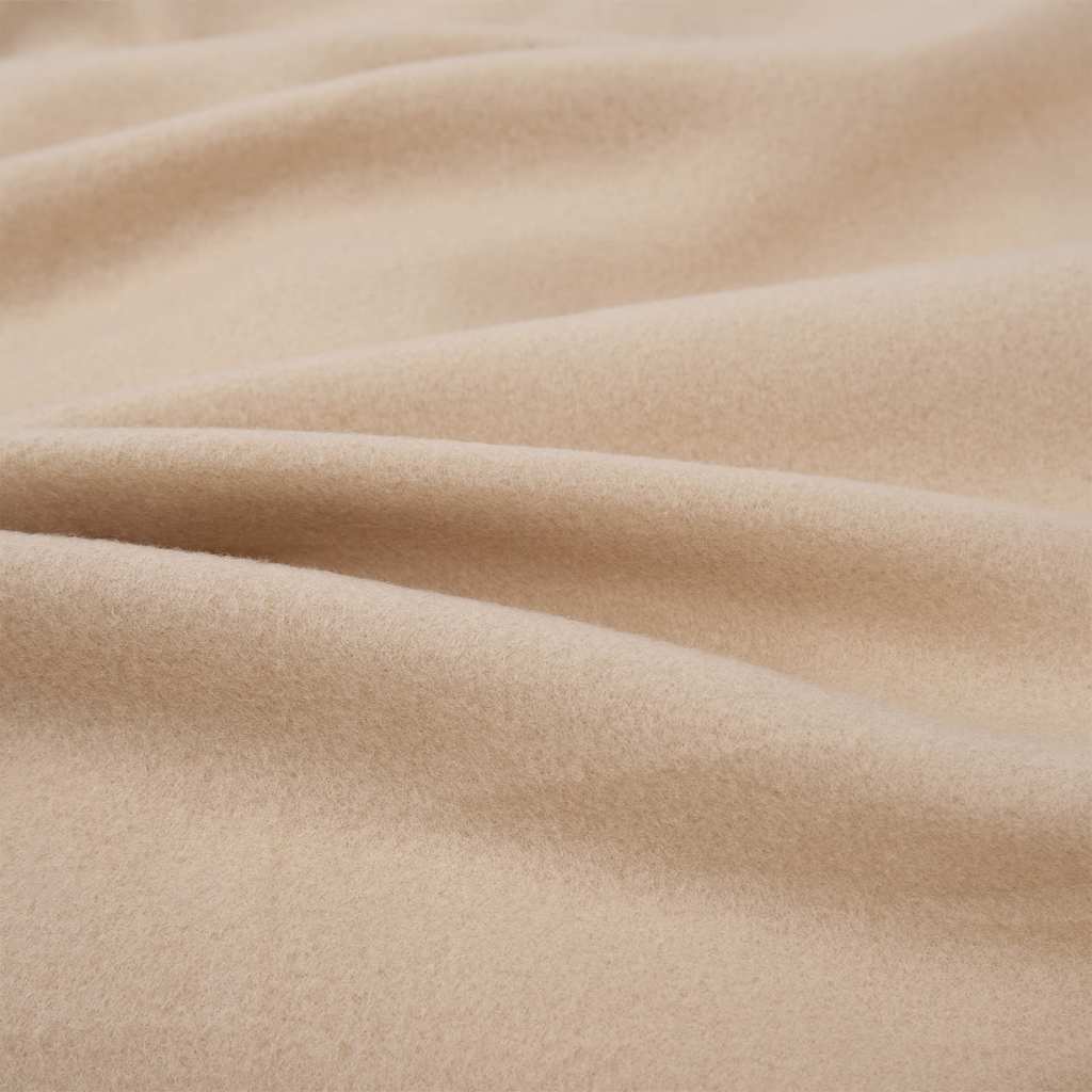 Lenzuola 2 pz in Pile di Poliestere 150x200 cm Beige