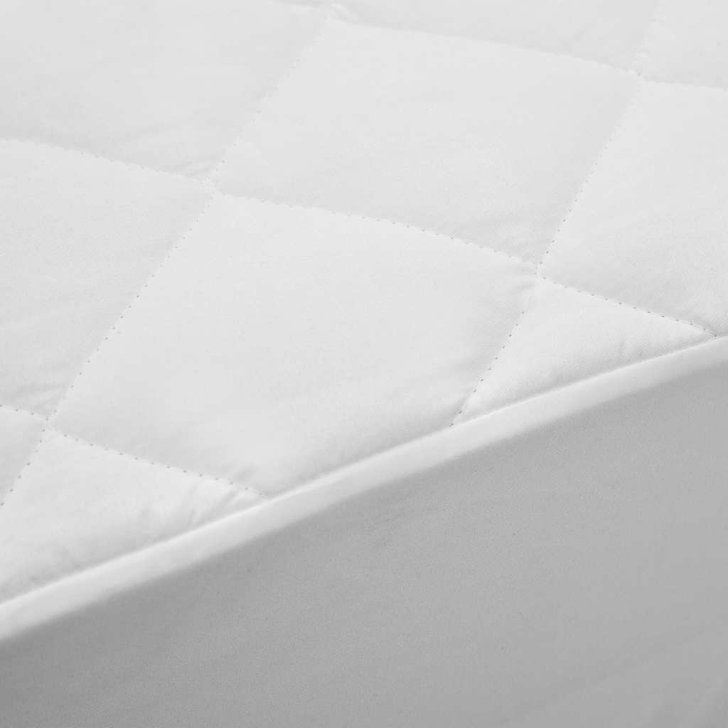 Coprimaterasso Trapuntato Bianco 160x200 cm Leggero