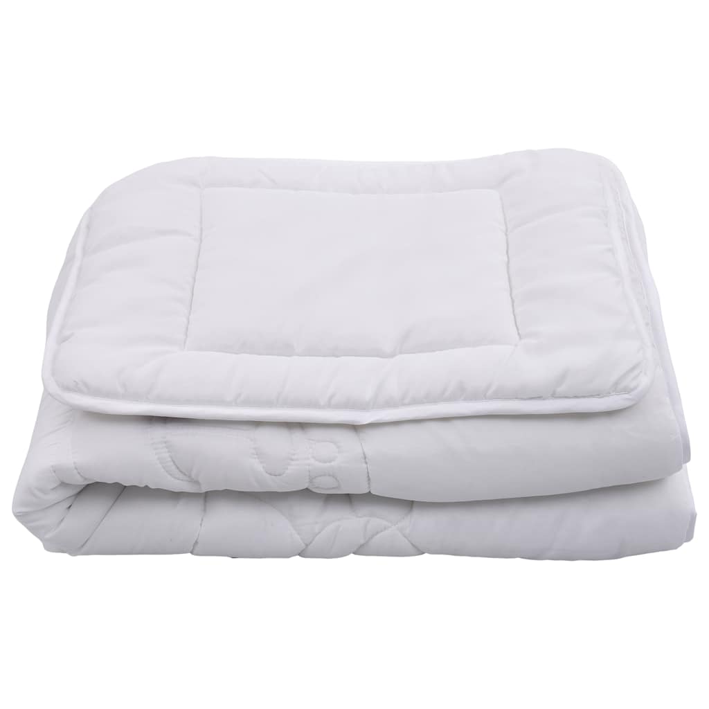 Set Piumone per Bambini 3 pz Bianco 100x135 cm/40x60 cm