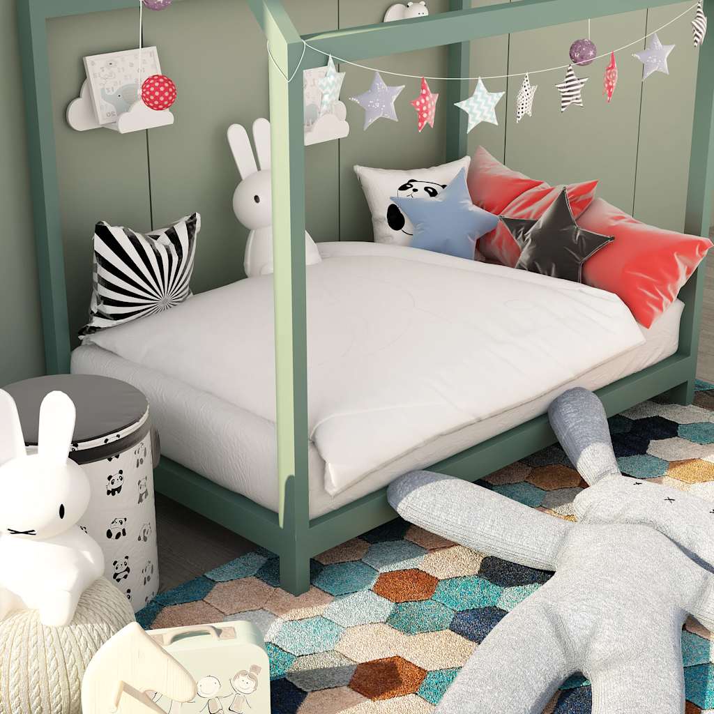 Set Piumone per Bambini 3 pz Bianco 100x135 cm/40x60 cm
