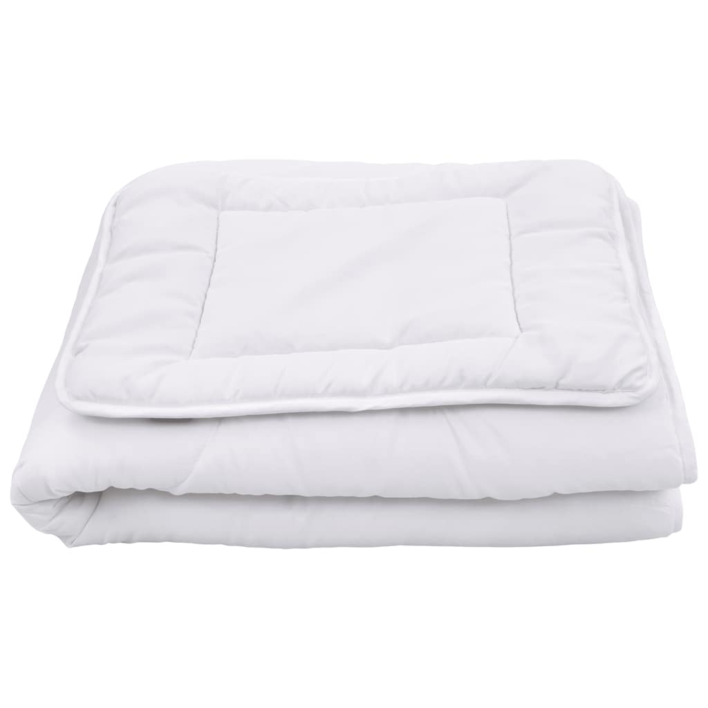 Set Piumone per Bambini 3 pz Bianco 100x135 cm/40x60 cm