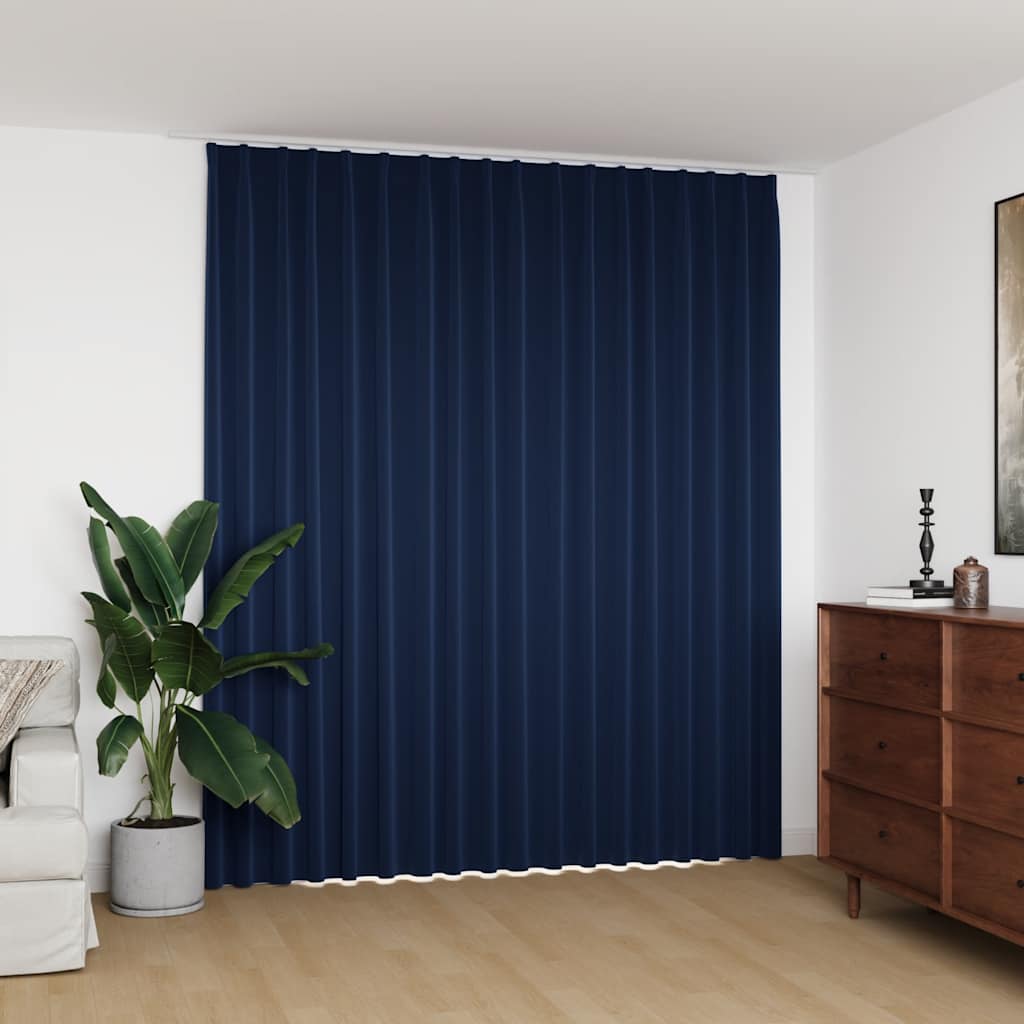 Tenda Oscurante con Ganci Blu 290x245 cm