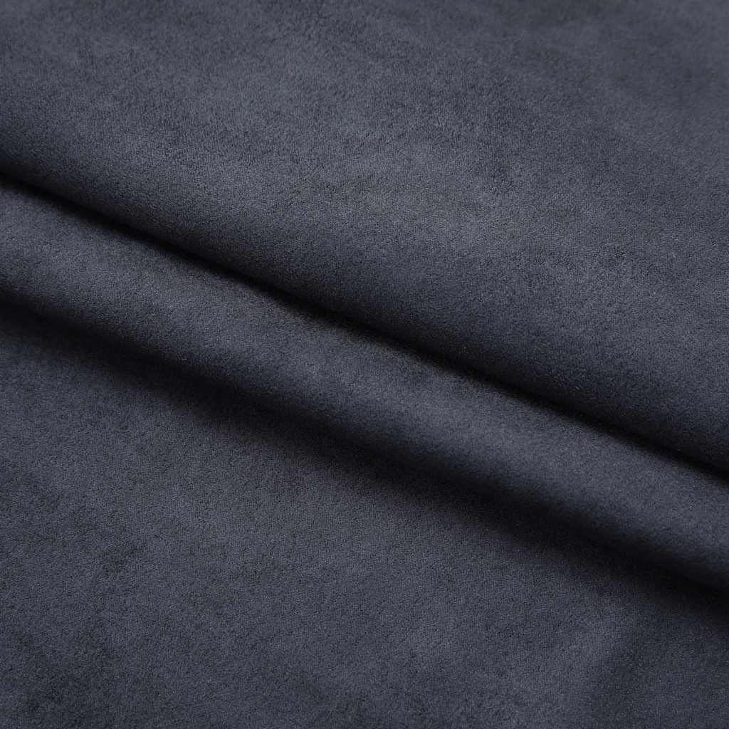 Tende Oscuranti con Ganci 2 pz Antracite 140x225 cm