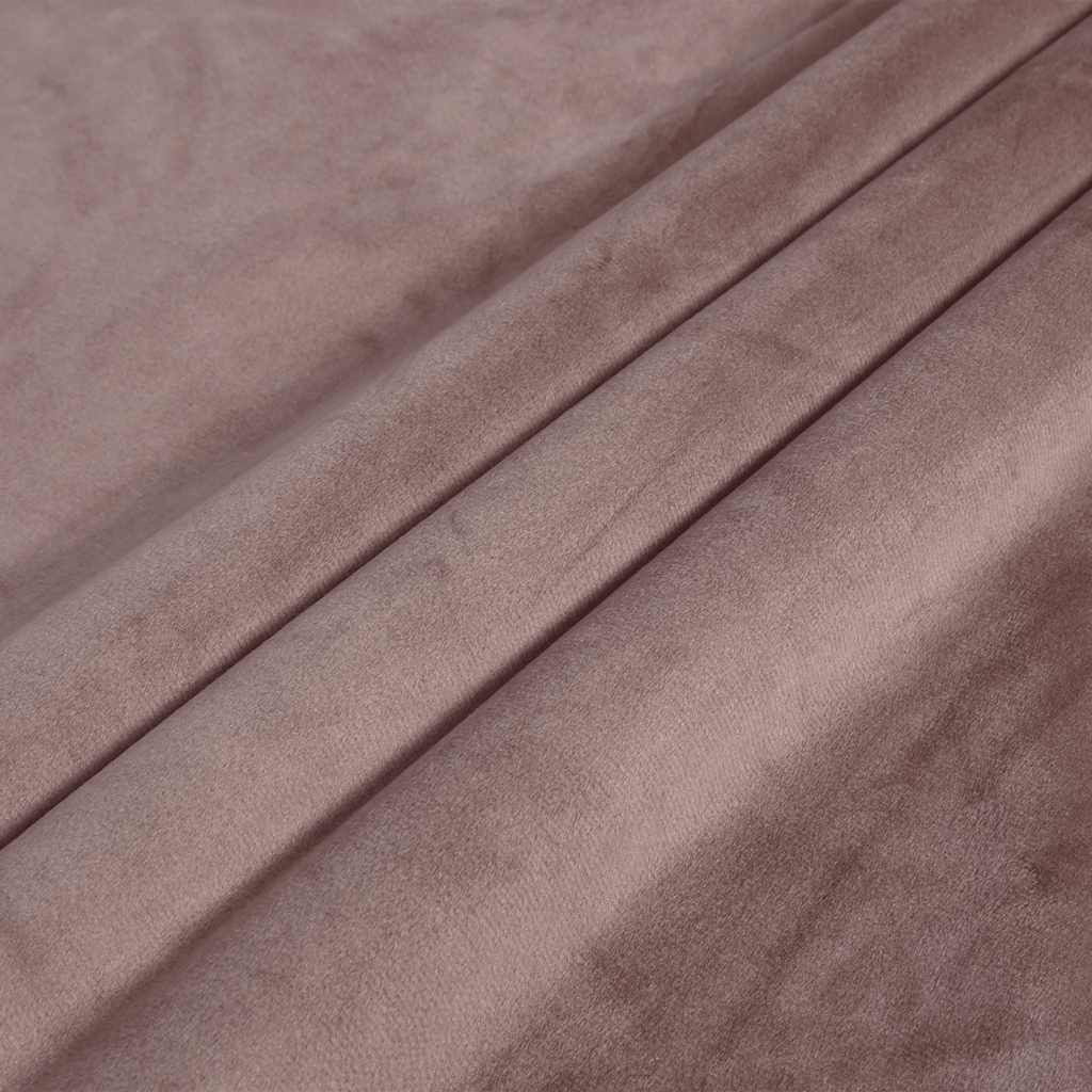 Tenda Oscurante Anelli in Metallo Velluto Rosa Antico 290x245cm
