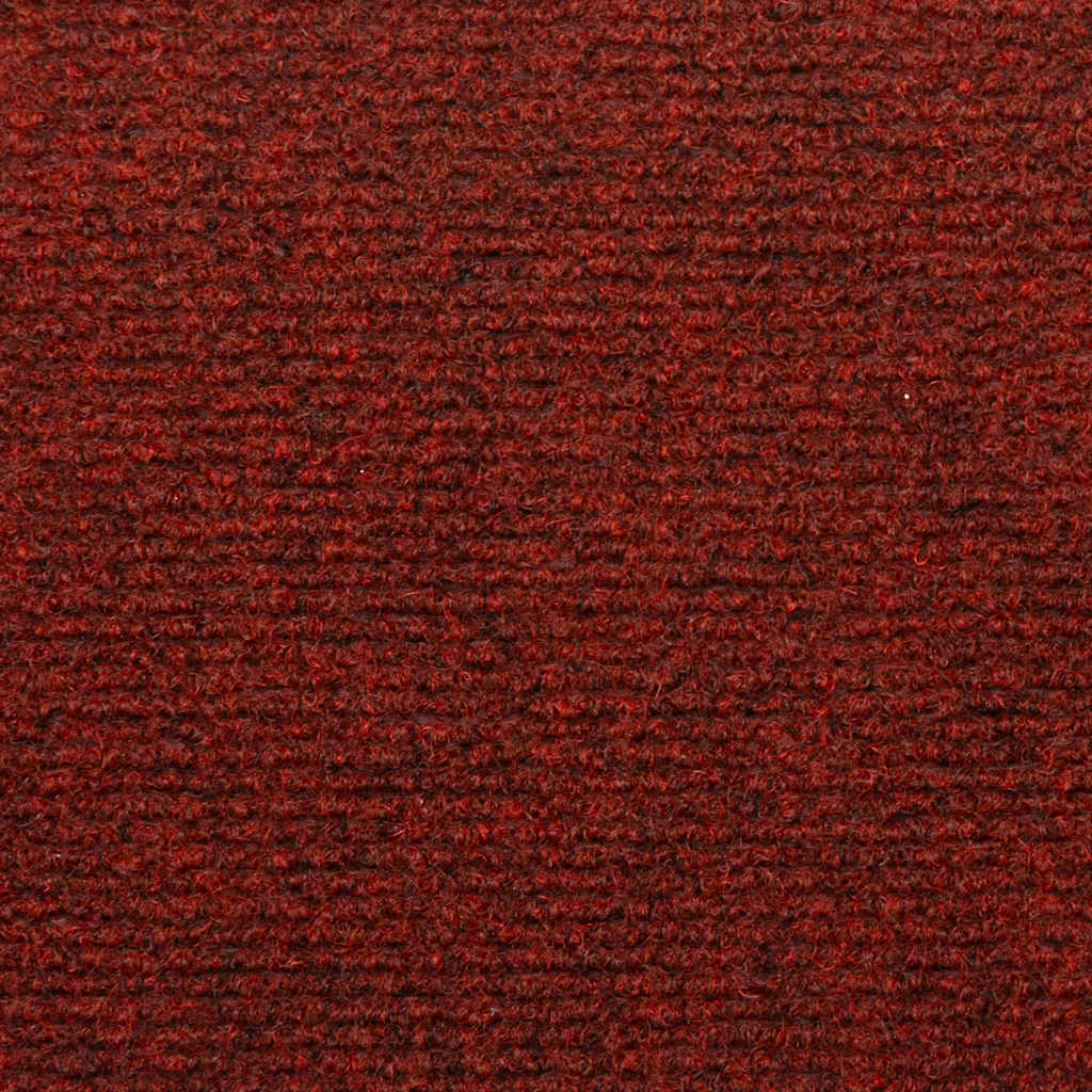 Tappetini per scale autoadesivi 15 pz 65x21x4 cm Bordeaux Rosso Bordo rettangolare