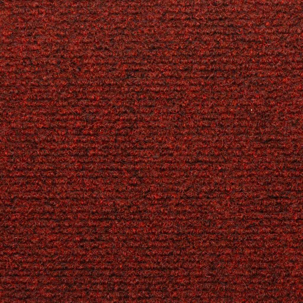 Tappetini per scale autoadesivi 15 pz 65x21x4 cm Bordeaux Rosso