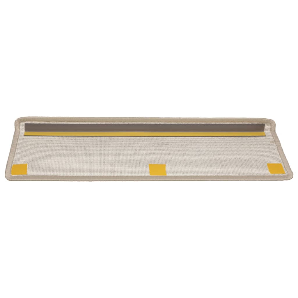 Tappetini per scale 15 pz 65x21x4 cm Talpa Bordo rettangolare