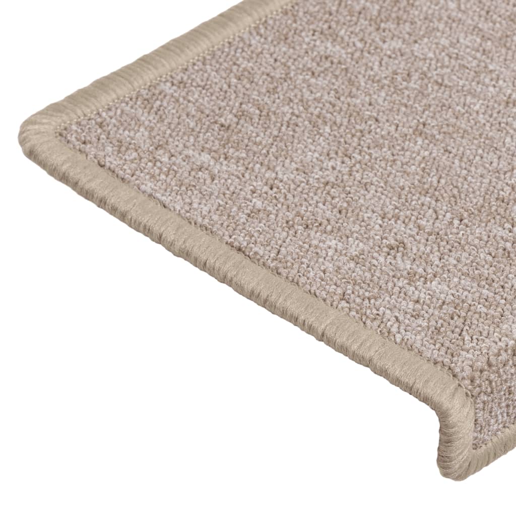 Tappetini per scale 15 pz 65x21x4 cm Talpa Bordo rettangolare
