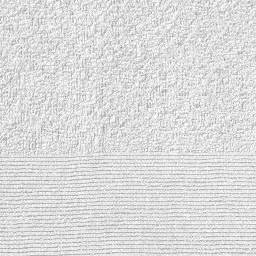 Asciugamani Doccia 25 pz Cotone 350 gsm 70x140 cm Bianchi
