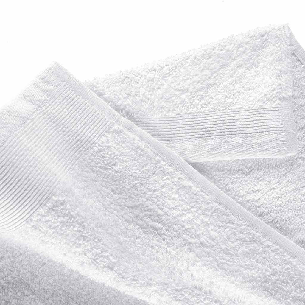 Asciugamani in Cotone Set 12 pz 450 gsm Bianchi