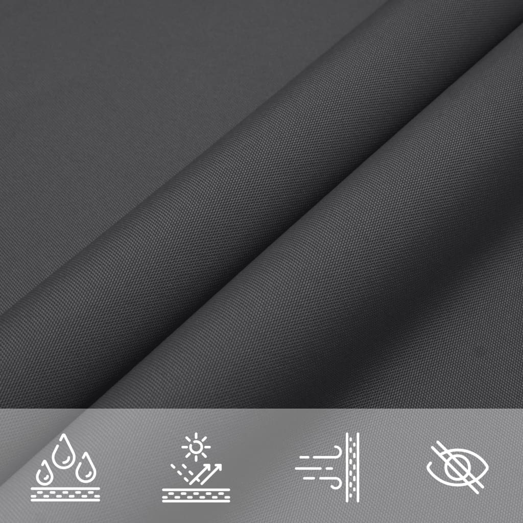 Parasole a Vela Oxford Rettangolare 2,5x3,5 m Antracite