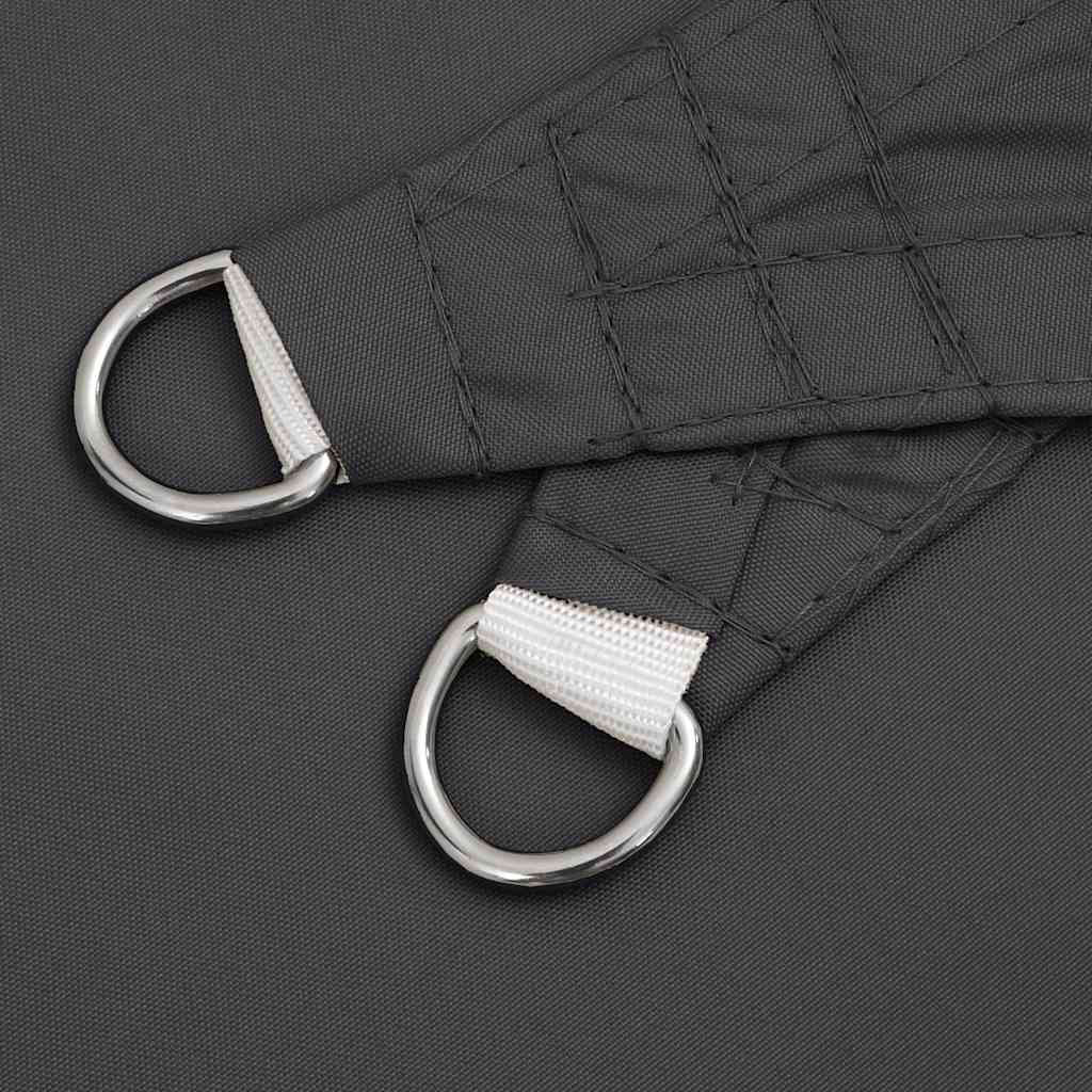 Parasole a Vela Oxford Rettangolare 2,5x4 m Antracite