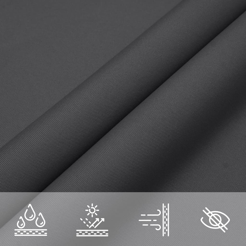 Parasole a Vela Oxford Rettangolare 3x4,5 m Antracite