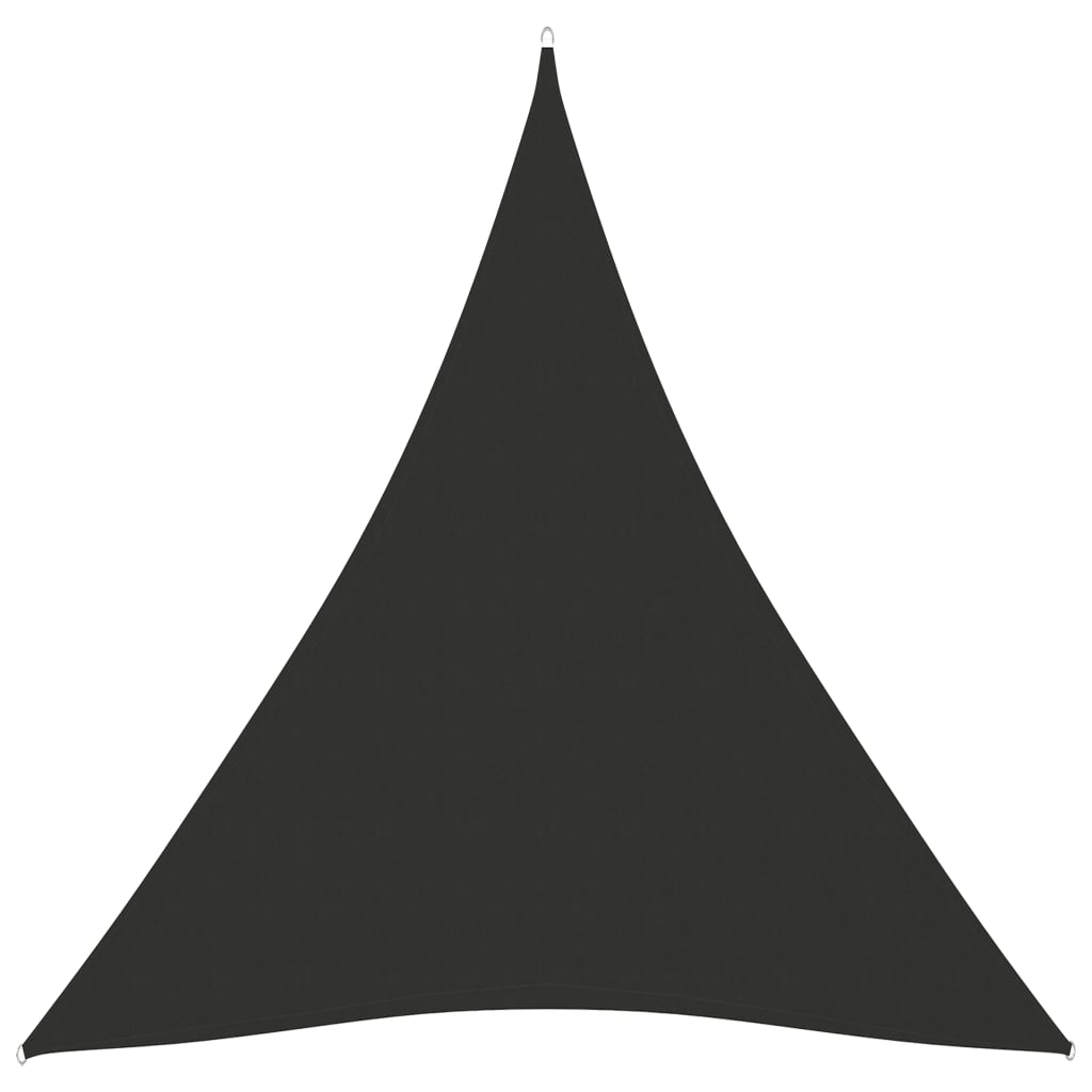 Parasole a Vela Oxford Triangolare 5x7x7 m Antracite