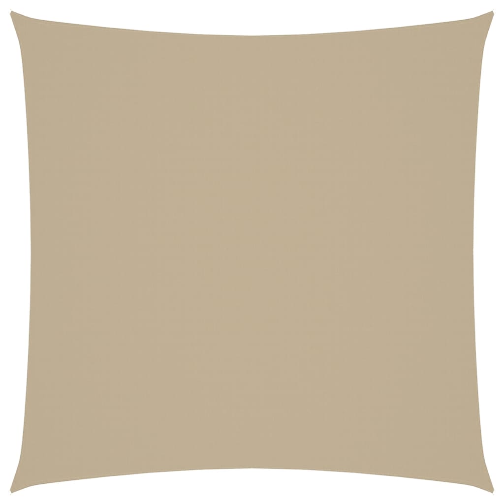 Parasole a Vela in Tela Oxford Quadrato 3x3 m Beige