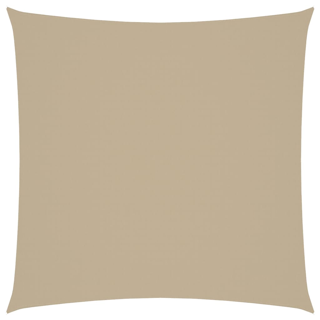Parasole a Vela in Tela Oxford Quadrato 4,5x4,5 m Beige
