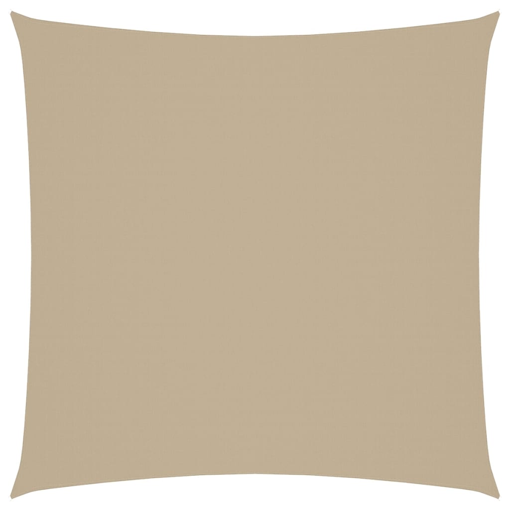 Parasole a Vela in Tela Oxford Quadrato 7x7 m Beige