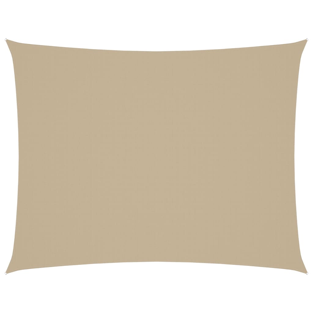Parasole a Vela Oxford Rettangolare 2x3 m Beige