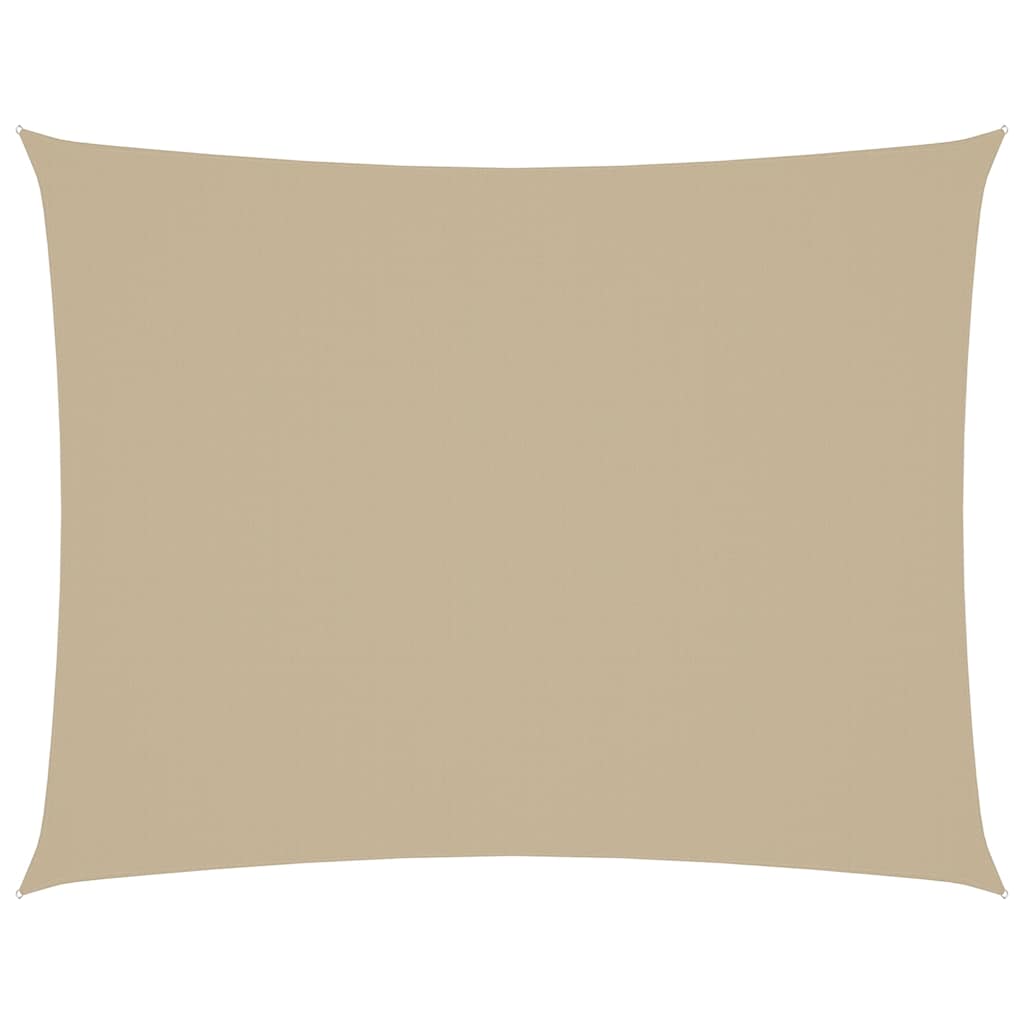 Parasole a Vela Oxford Rettangolare 2x3,5 m Beige