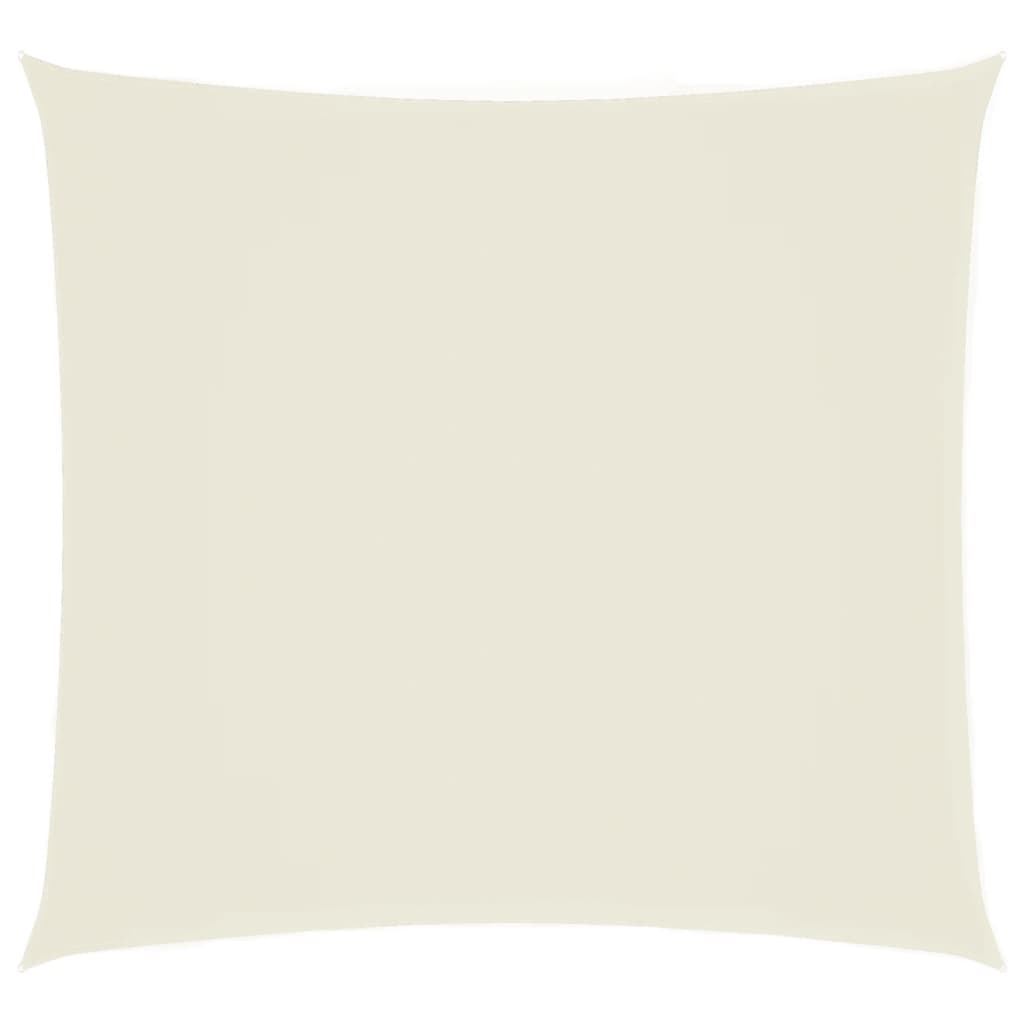 Parasole a Vela in Tela Oxford Quadrata 7x7 m Crema