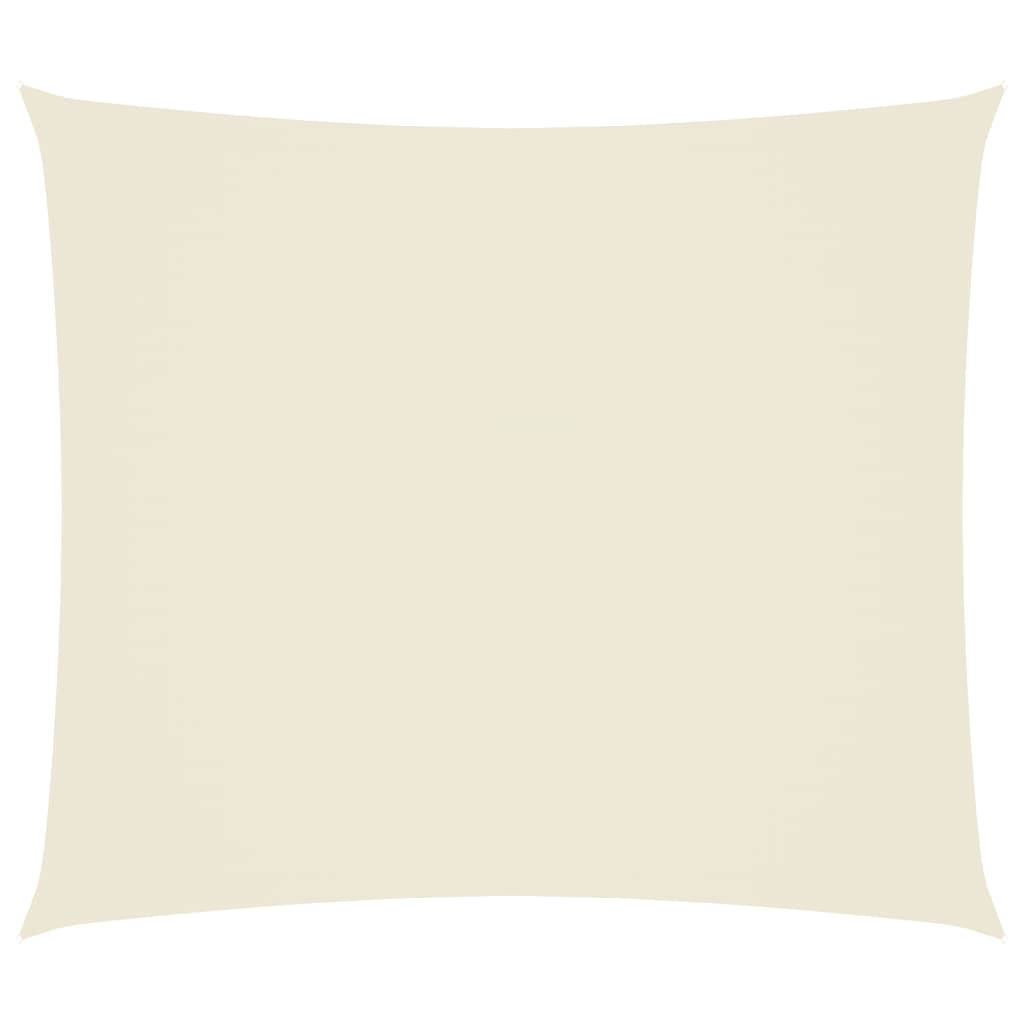 Parasole a Vela Oxford Rettangolare 2x2,5 m Crema