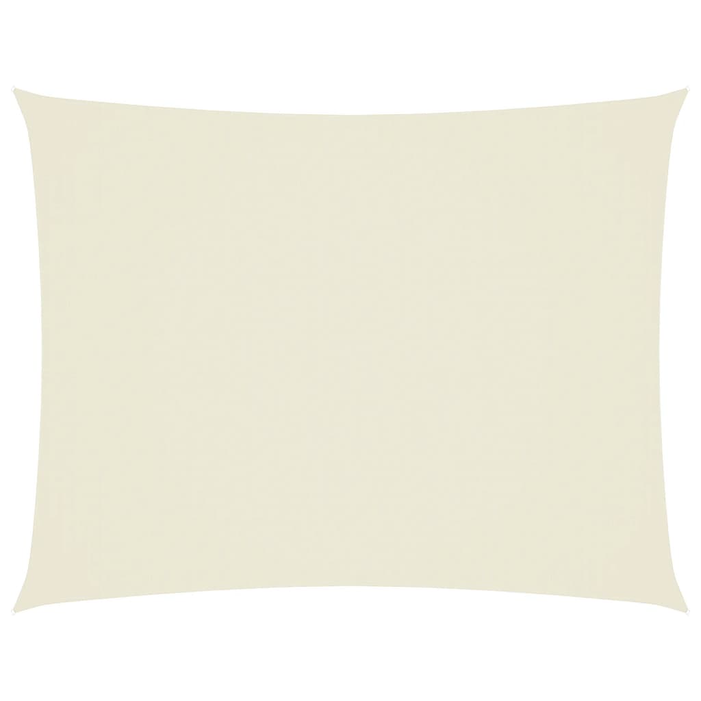 Parasole a Vela Oxford Rettangolare 2x3 m Crema