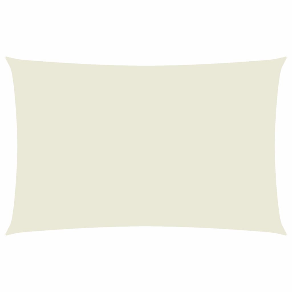 Parasole a Vela Oxford Rettangolare 2x5 m Crema