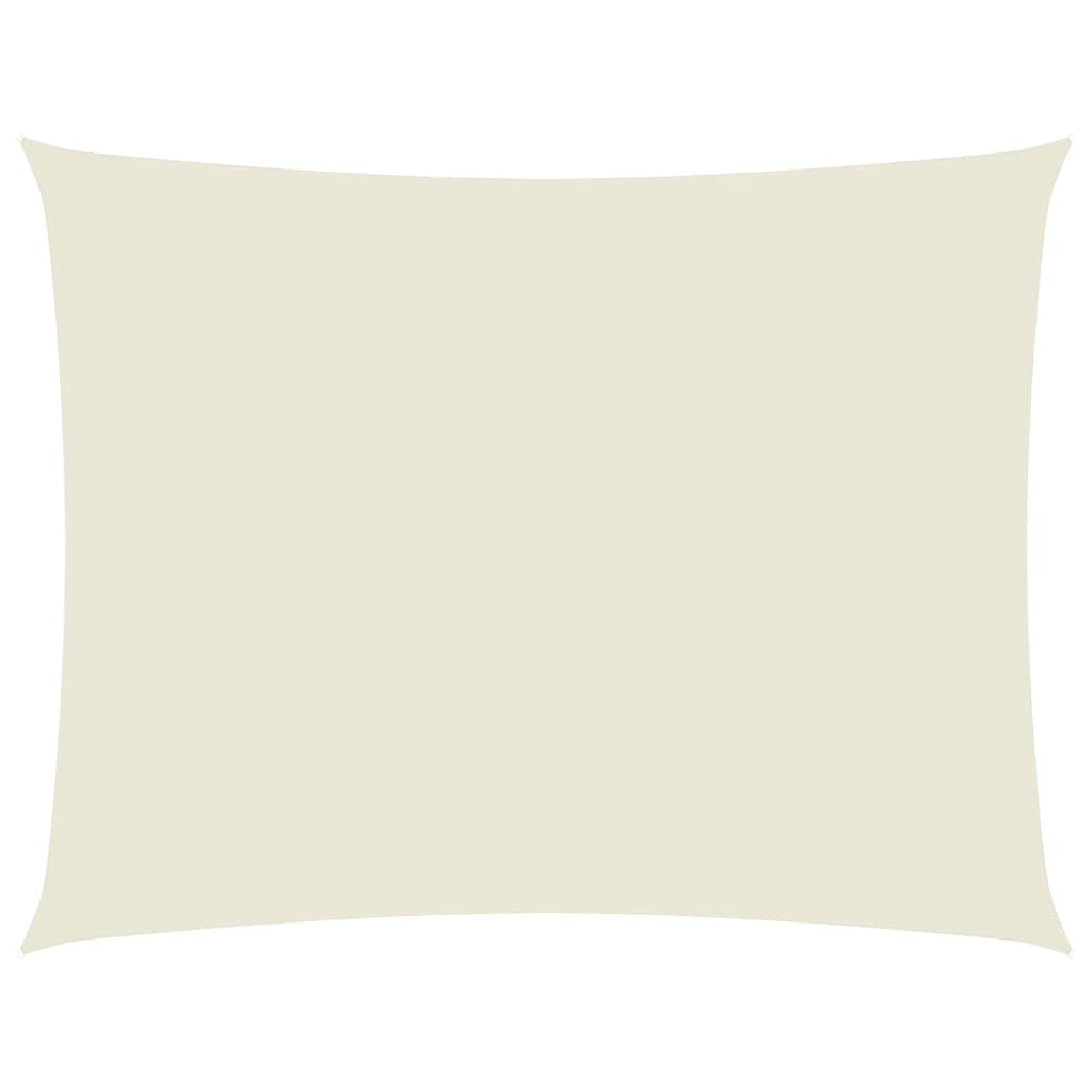 Parasole a Vela Oxford Rettangolare 2,5x3,5 m Crema