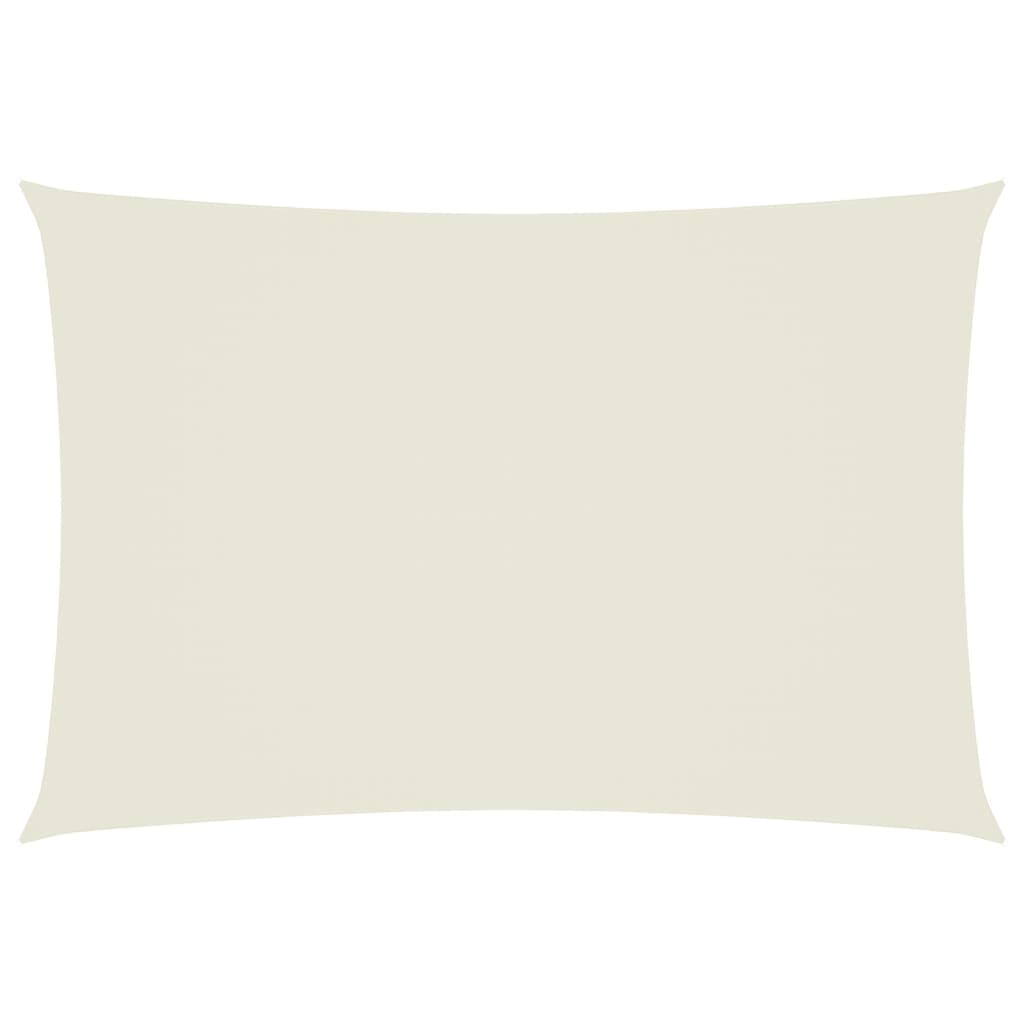 Parasole a Vela Oxford Rettangolare 2,5x4,5 m Crema
