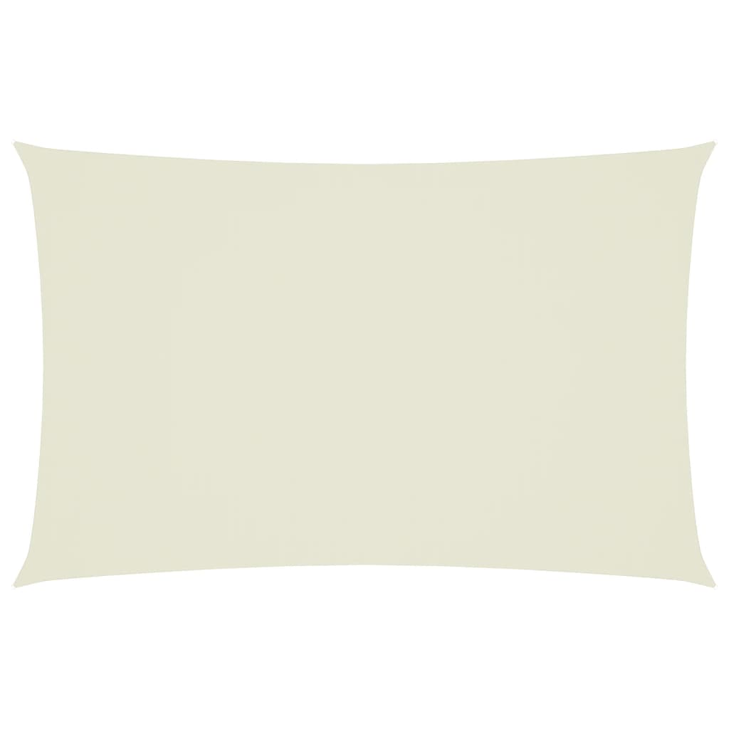 Parasole a Vela Oxford Rettangolare 2,5x5 m Crema