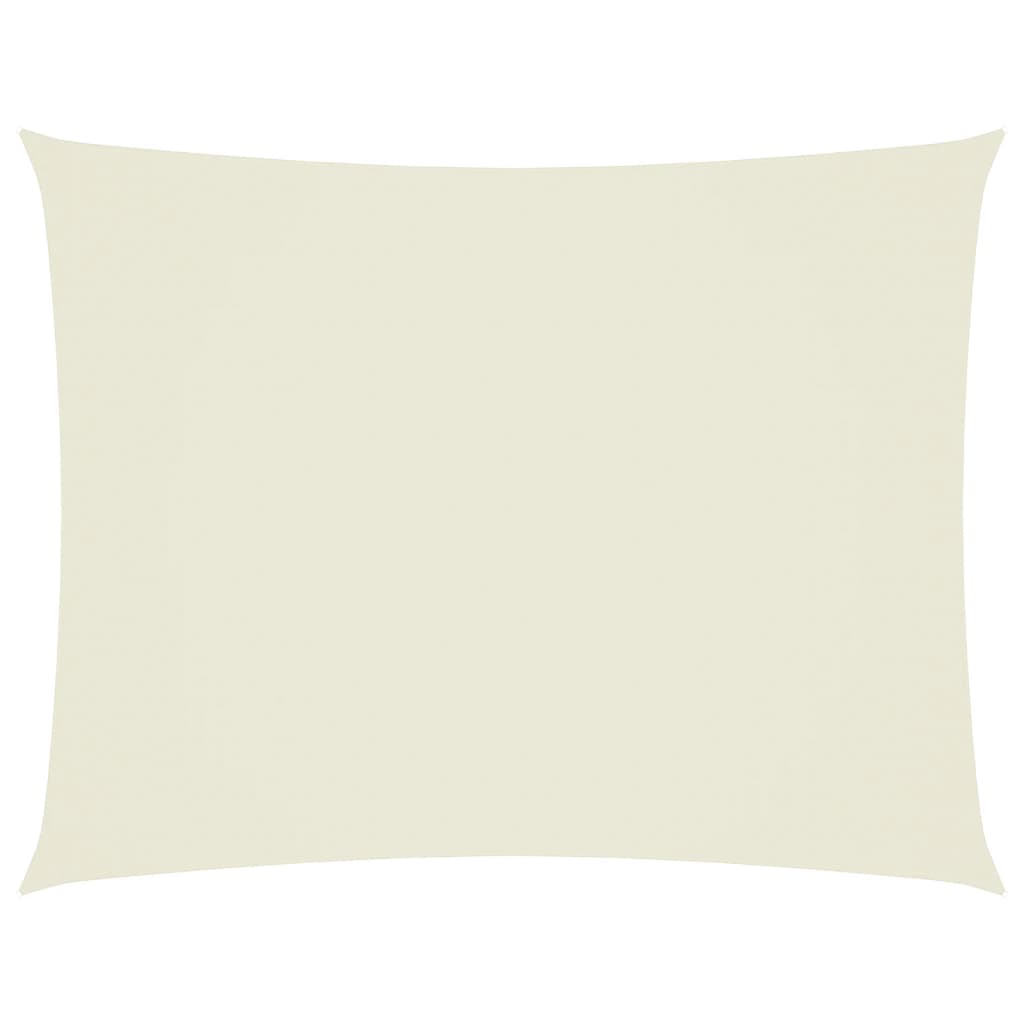 Parasole a Vela Oxford Rettangolare 3,5x5 m Crema