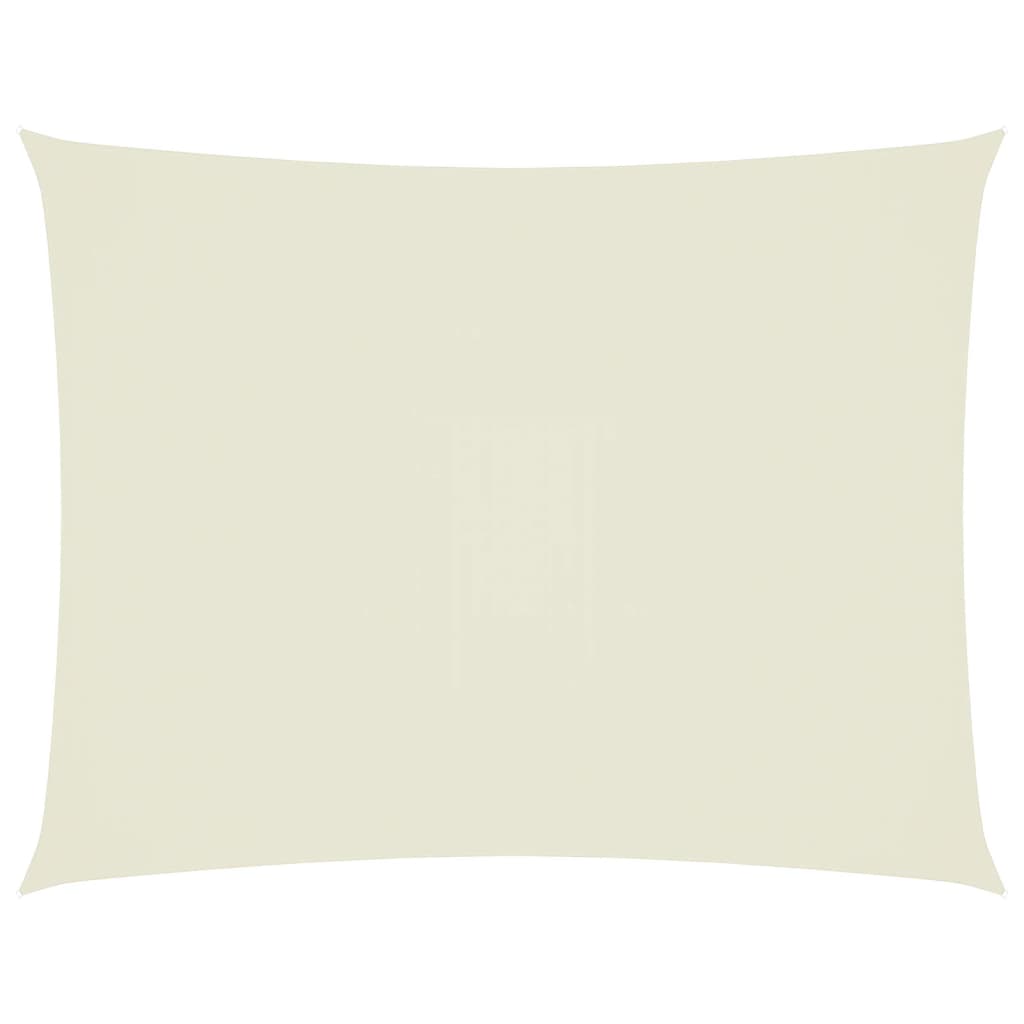 Parasole a Vela Oxford Rettangolare 4x5 m Crema