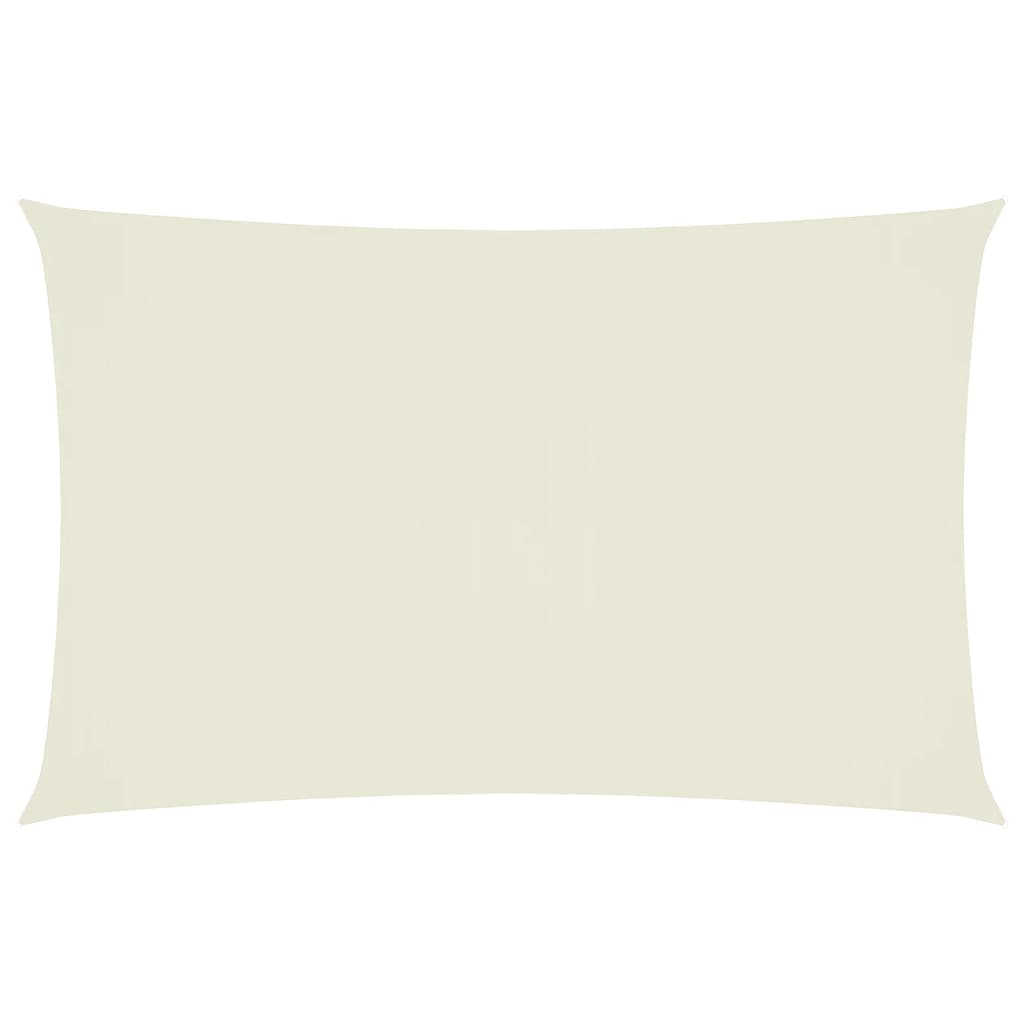 Parasole a Vela Oxford Rettangolare 4x7 m Crema