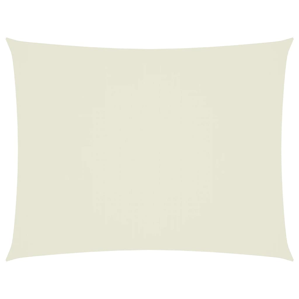 Parasole a Vela Oxford Rettangolare 5x6 m Crema