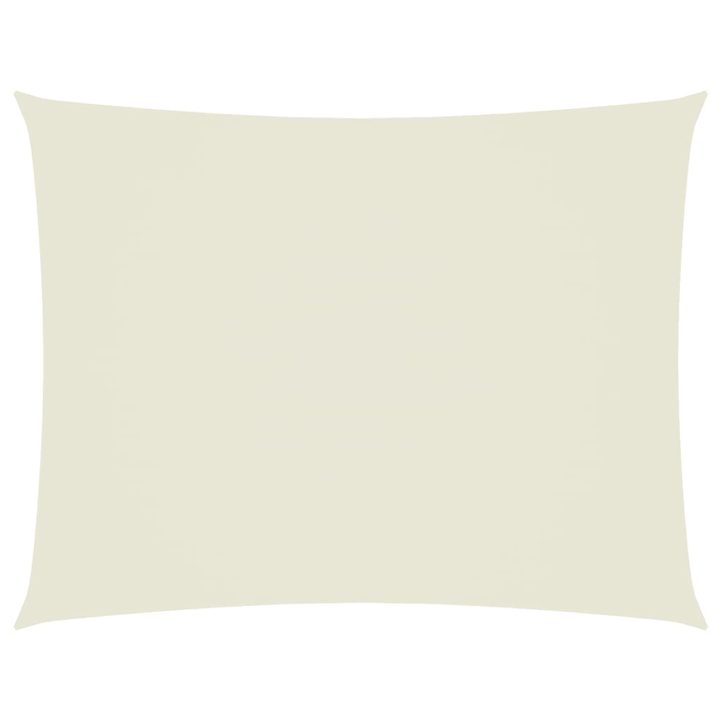 Parasole a Vela Oxford Rettangolare 5x7 m Crema