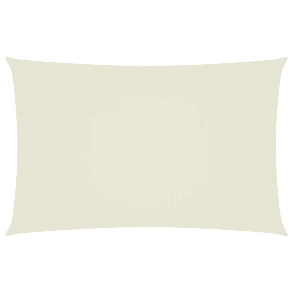 Parasole a Vela Oxford Rettangolare 5x8 m Crema