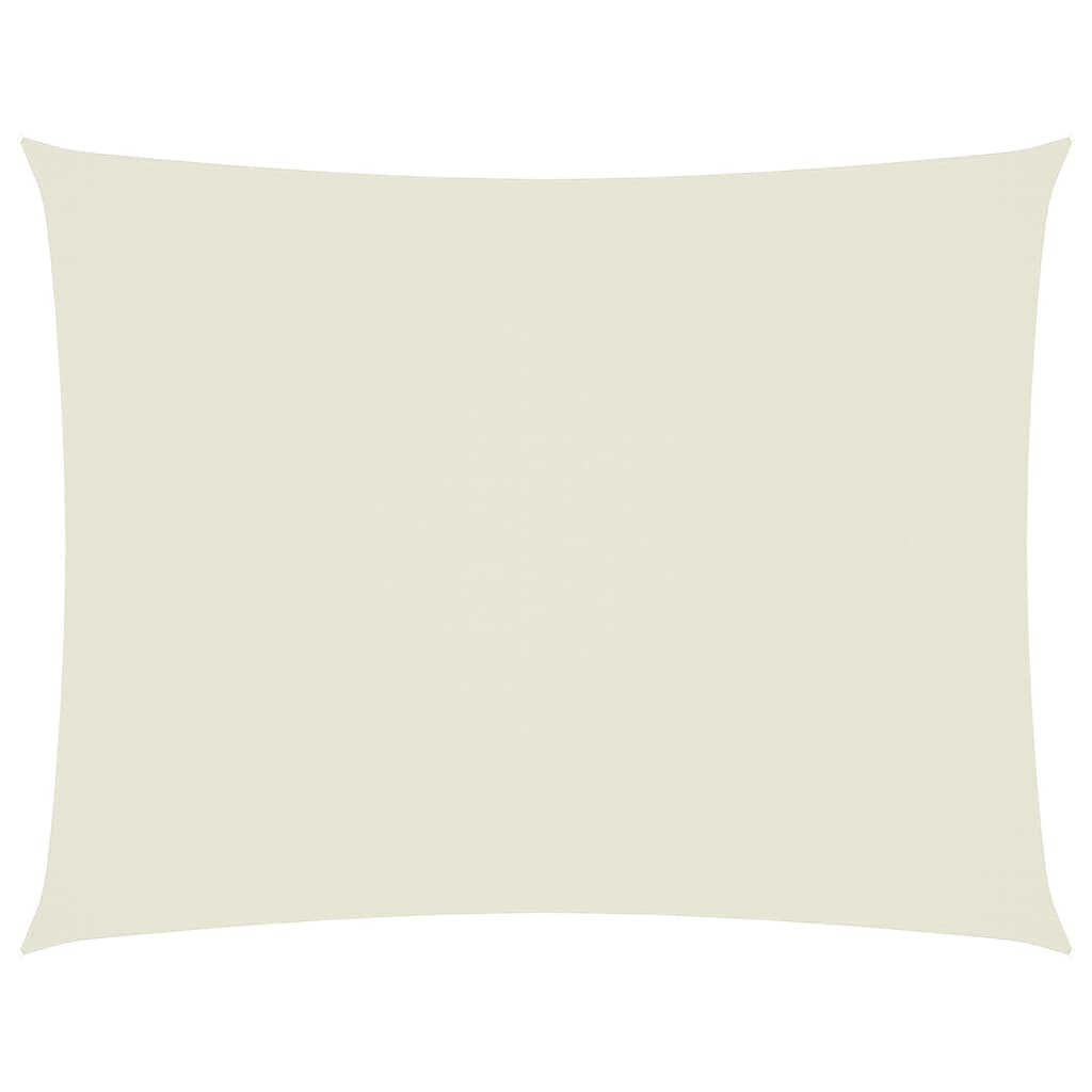 Parasole a Vela Oxford Rettangolare 6x8 m Crema