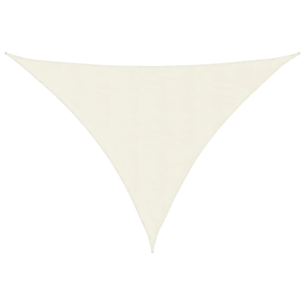 Parasole a Vela Oxford Triangolare 3x4x5 m Crema