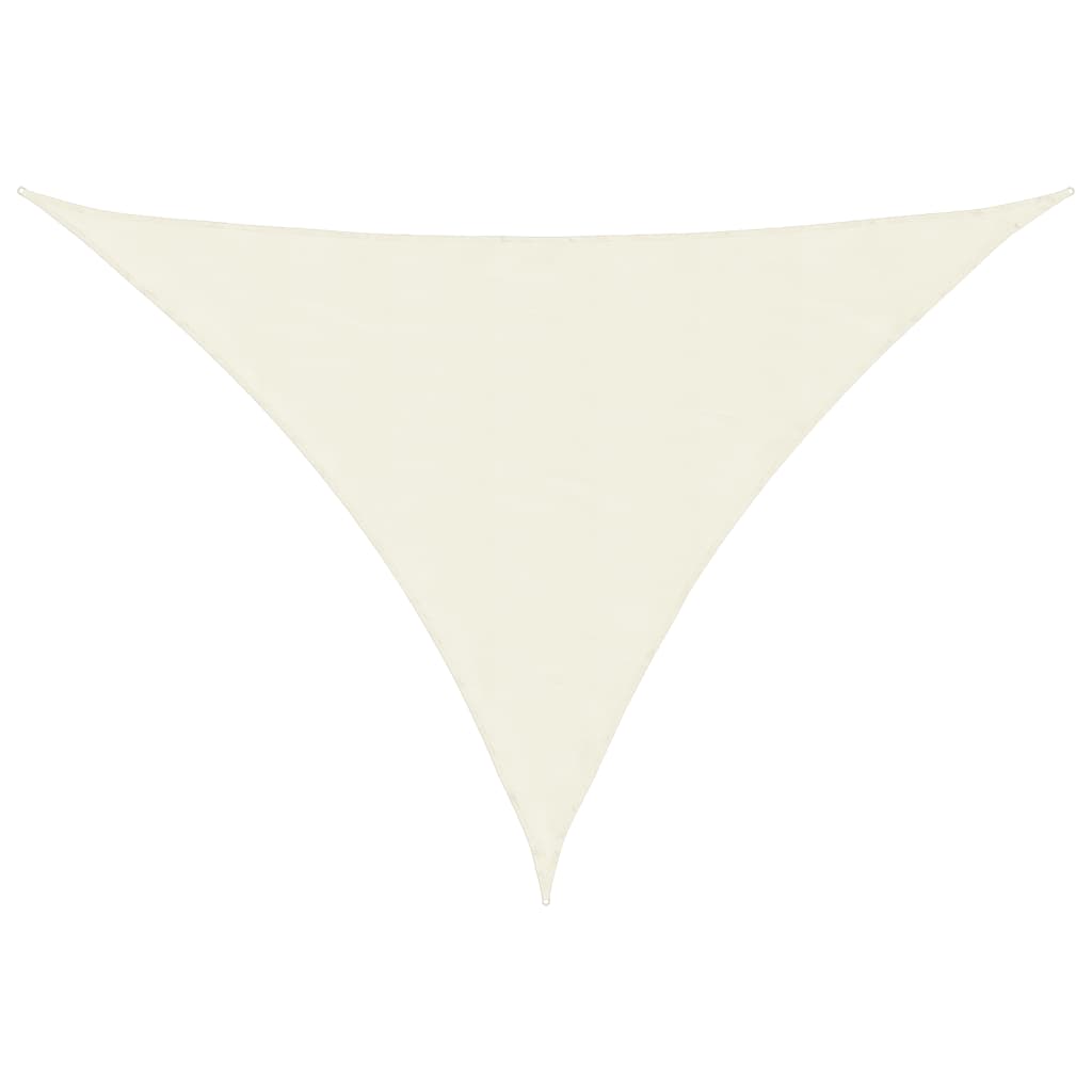 Parasole a Vela Oxford Triangolare 4x4x5,8 m Crema