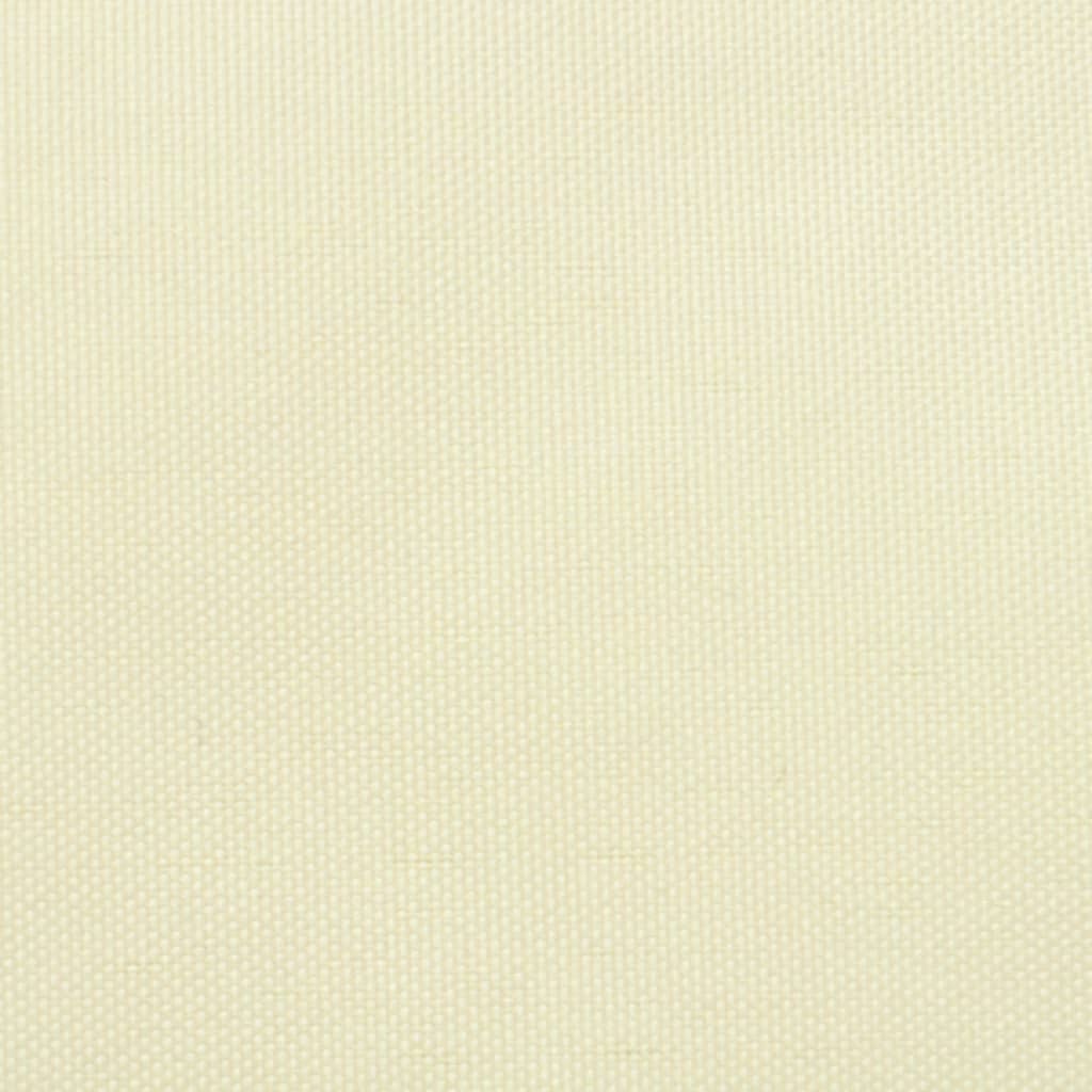 Parasole a Vela in Tessuto Oxford a Trapezio 3/4x3m Crema