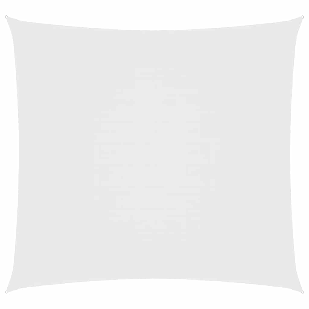 Parasole a Vela in Tela Oxford Quadrata 6x6 m Bianco