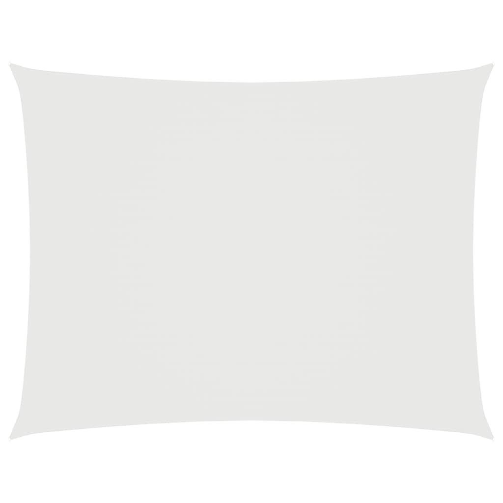 Parasole a Vela Oxford Rettangolare 2,5x3,5 m Bianco